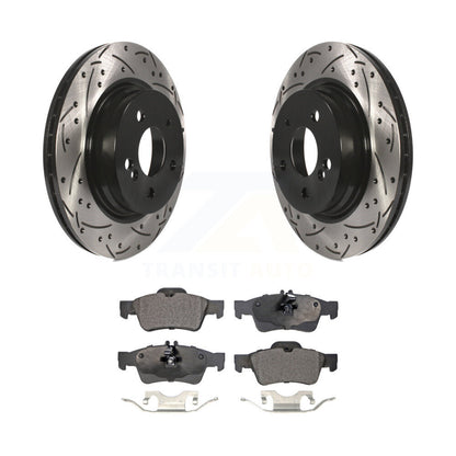 Coated Disc Rotors and Semi-Metallic Brake Pads Kit-KDF-100534 - Kit.bestparts.ca