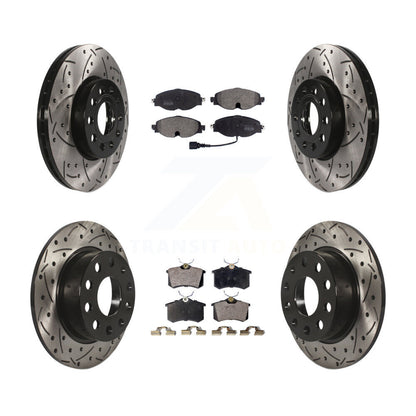 Disc Rotors and Semi-Metallic Brake Pads Kit-KDF-100581 - Kit.bestparts.ca