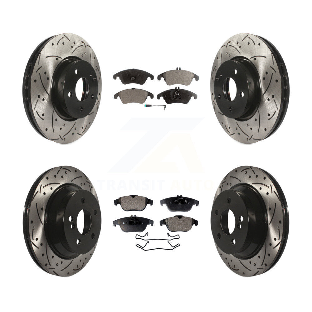 Disc Rotors and Semi-Metallic Brake Pads Kit-KDF-100583
