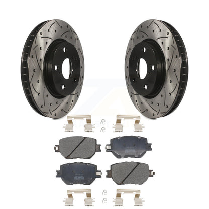 Coated Disc Rotors and Semi-Metallic Brake Pads Kit-KDF-100599 - Kit.bestparts.ca