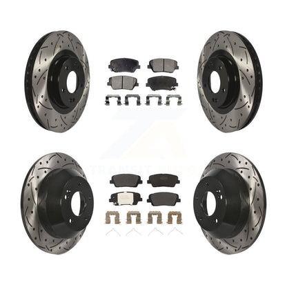 Disc Rotors and Semi-Metallic Brake Pads Kit-KDF-100604 - Kit.bestparts.ca