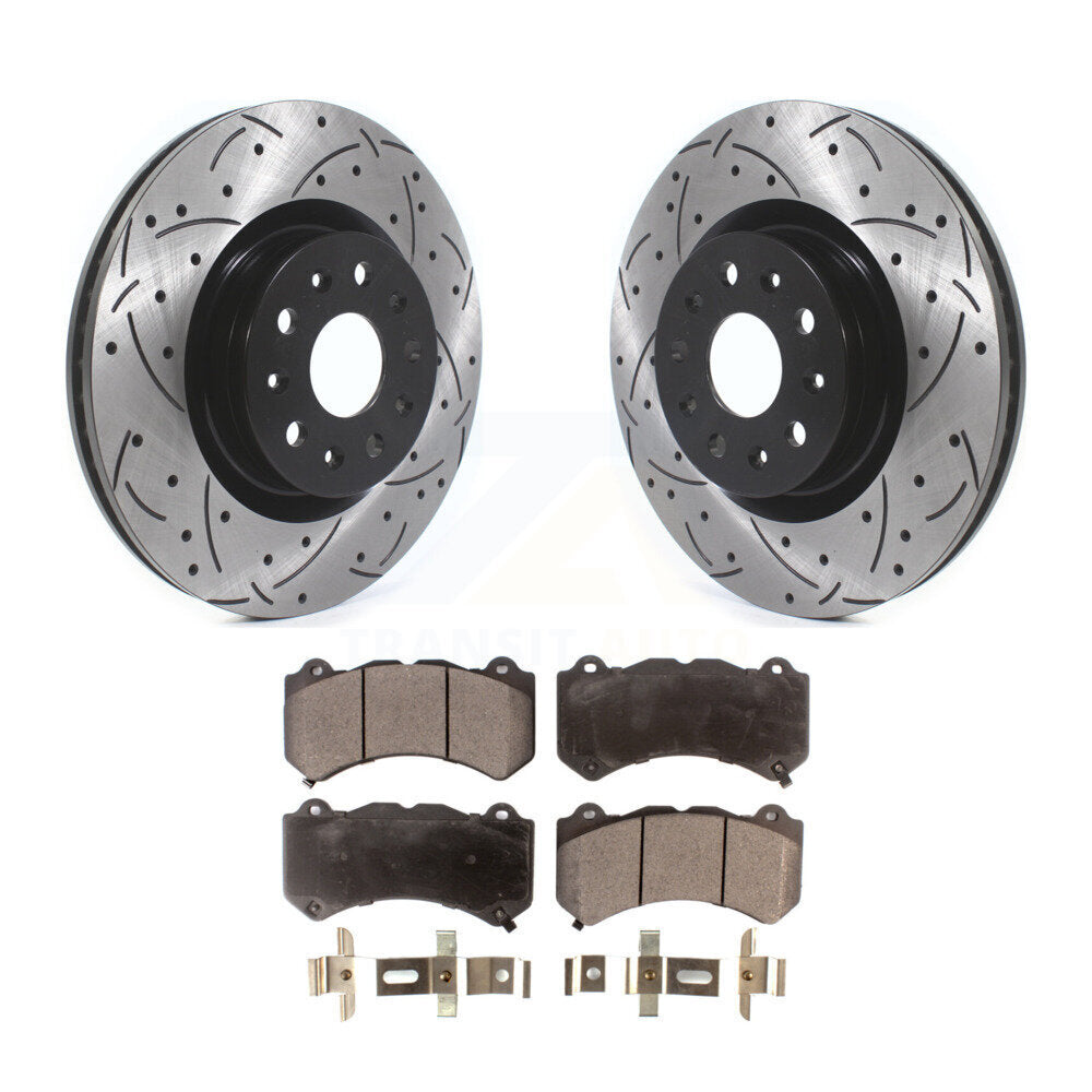 Coated Disc Rotors and Semi-Metallic Brake Pads Kit-KDF-100609 - Kit.bestparts.ca