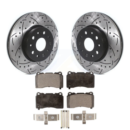 Coated Disc Rotors and Semi-Metallic Brake Pads Kit-KDF-100611 - Kit.bestparts.ca
