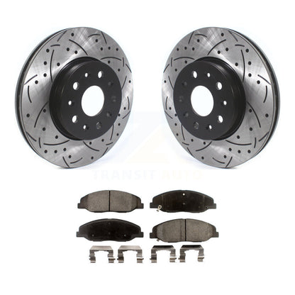 Coated Disc Rotors and Semi-Metallic Brake Pads Kit-KDF-100613 - Kit.bestparts.ca