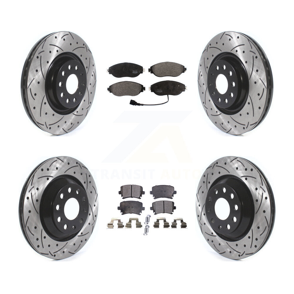 Disc Rotors and Semi-Metallic Brake Pads Kit-KDF-100667 - Kit.bestparts.ca