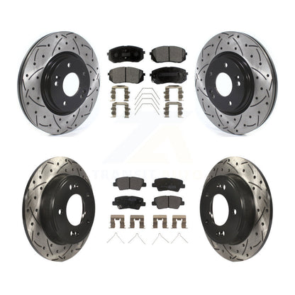 Disc Rotors and Semi-Metallic Brake Pads Kit-KDF-100674
