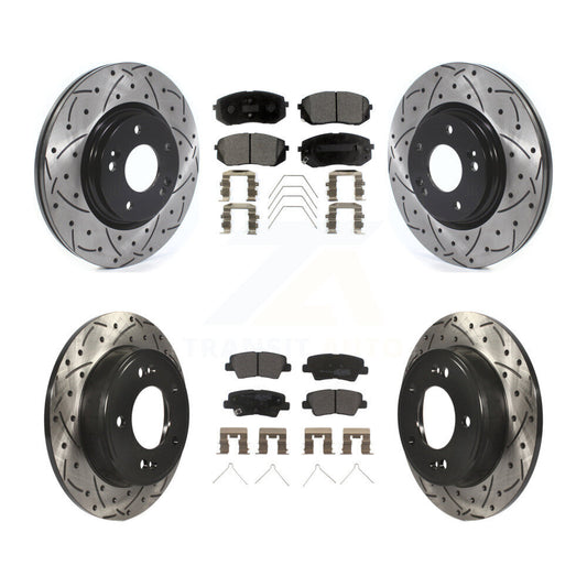 Disc Rotors and Semi-Metallic Brake Pads Kit-KDF-100674