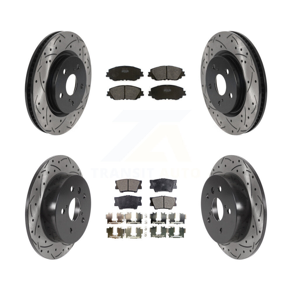 Disc Rotors and Semi-Metallic Brake Pads Kit-KDF-100686 - Kit.bestparts.ca Kit.bestparts.ca