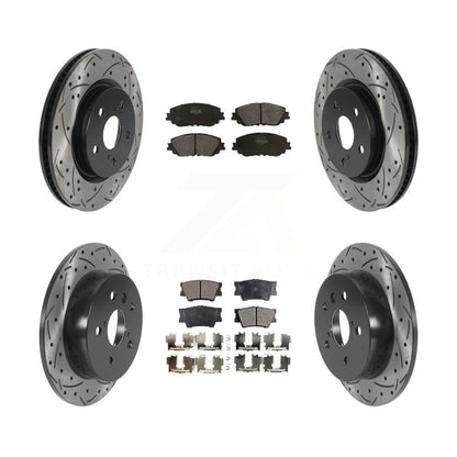 Disc Rotors and Semi-Metallic Brake Pads Kit-KDF-100686 - Kit.bestparts.ca