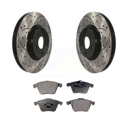 Coated Disc Rotors and Semi-Metallic Brake Pads Kit-KDF-100715 - Kit.bestparts.ca