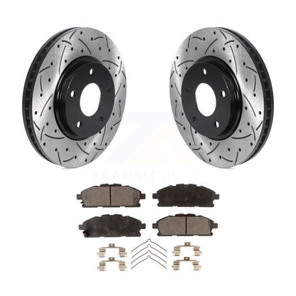 Coated Disc Rotors and Semi-Metallic Brake Pads Kit-KDF-100750 - Kit.bestparts.ca