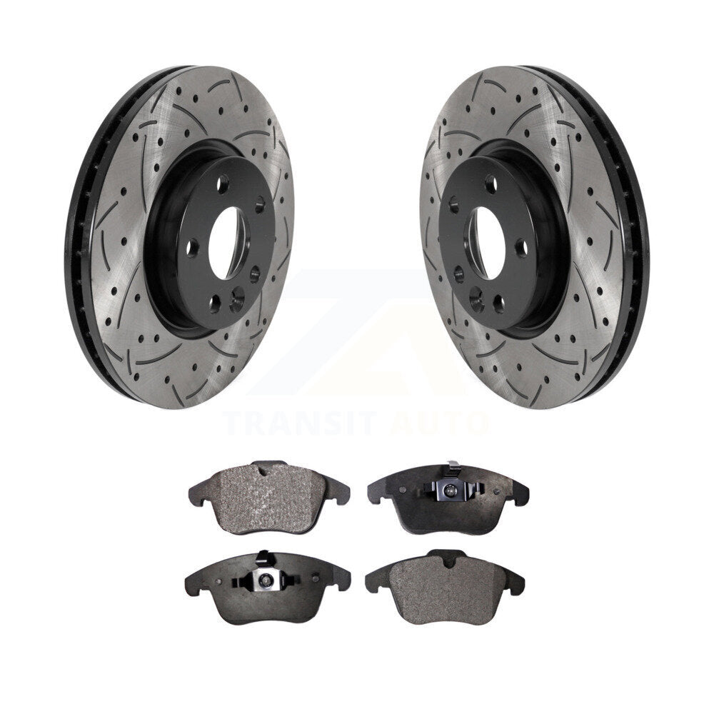 Coated Disc Rotors and Semi-Metallic Brake Pads Kit-KDF-100764 - Kit.bestparts.ca Kit.bestparts.ca