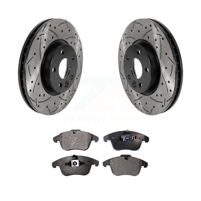 Coated Disc Rotors and Semi-Metallic Brake Pads Kit-KDF-100764 - Kit.bestparts.ca
