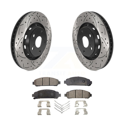 Coated Disc Rotors and Semi-Metallic Brake Pads Kit-KDF-100765 - Kit.bestparts.ca