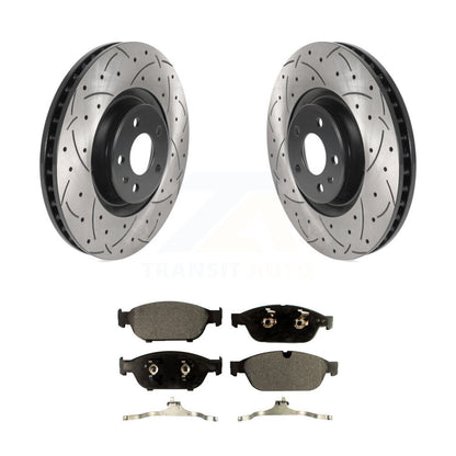 Coated Disc Rotors and Semi-Metallic Brake Pads Kit-KDF-100774 - Kit.bestparts.ca