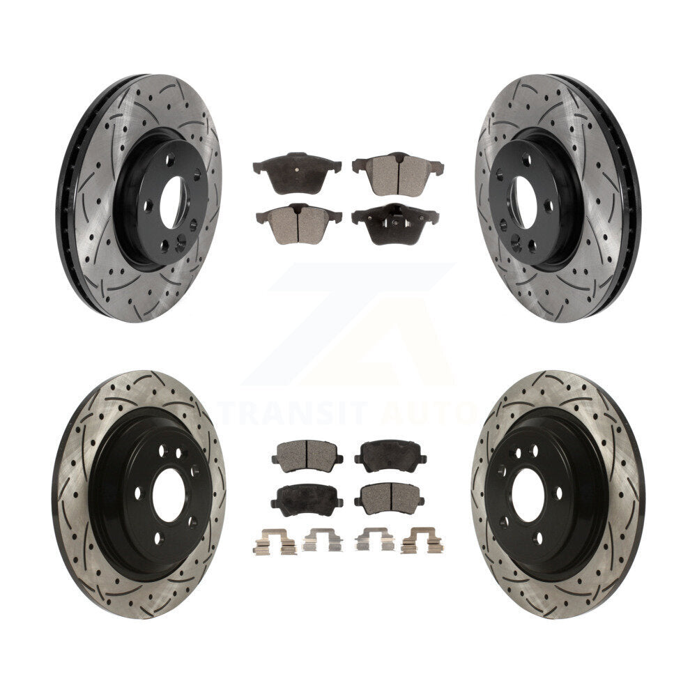 Disc Rotors and Semi-Metallic Brake Pads Kit-KDF-100829 - Kit.bestparts.ca