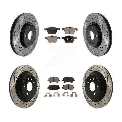 Disc Rotors and Semi-Metallic Brake Pads Kit-KDF-100829 - Kit.bestparts.ca