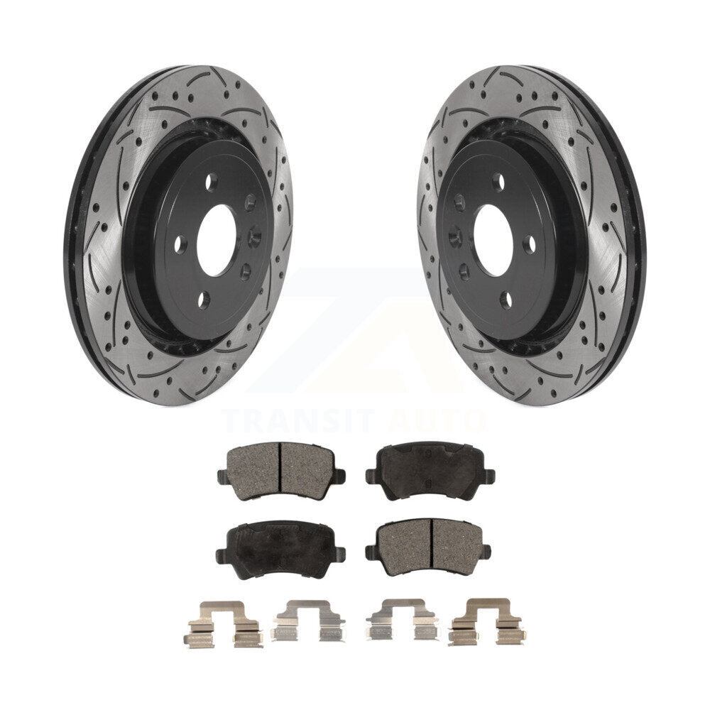 Coated Disc Rotors and Semi-Metallic Brake Pads Kit-KDF-100901 - Kit.bestparts.ca Kit.bestparts.ca