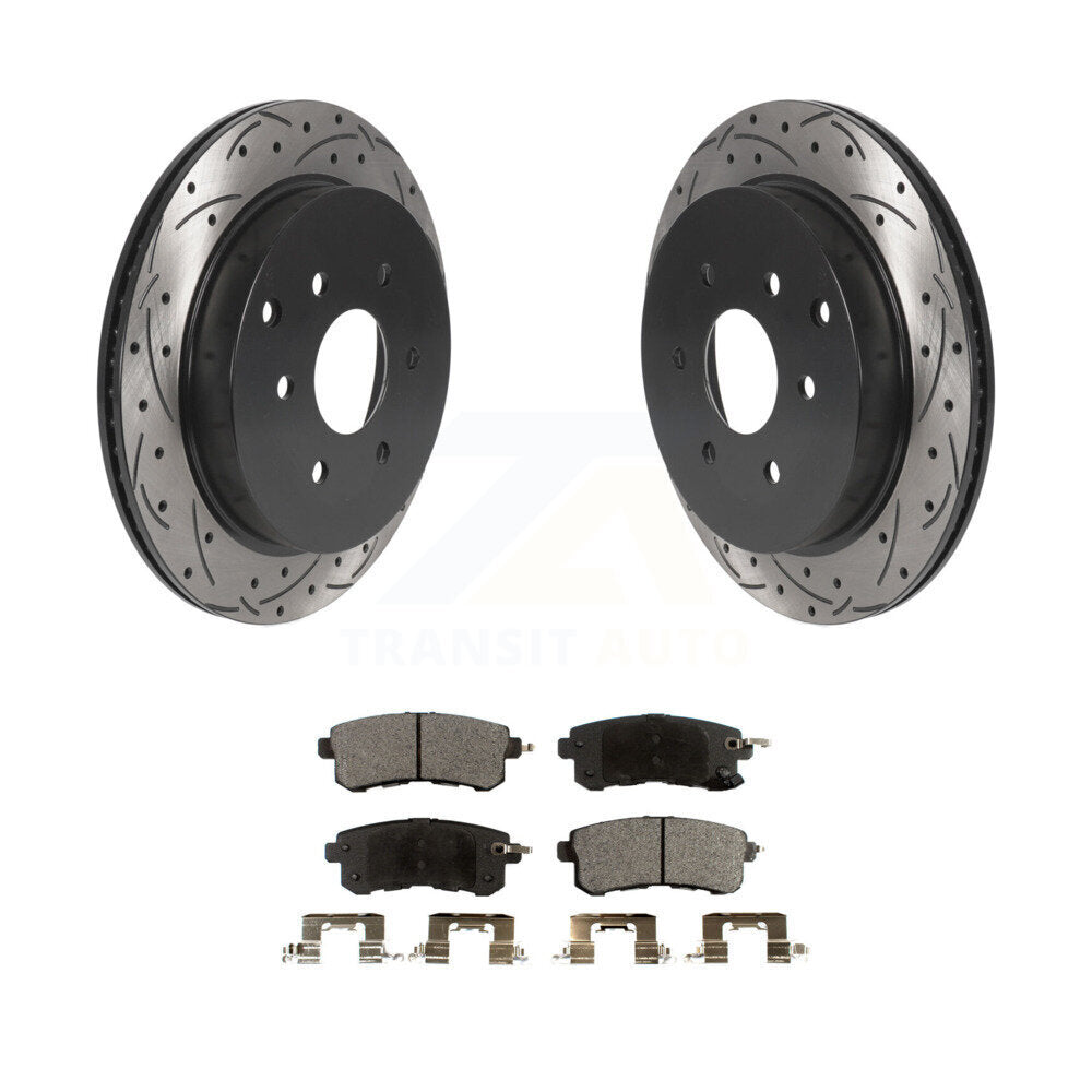 Coated Disc Rotors and Semi-Metallic Brake Pads Kit-KDF-100907 - Kit.bestparts.ca Kit.bestparts.ca