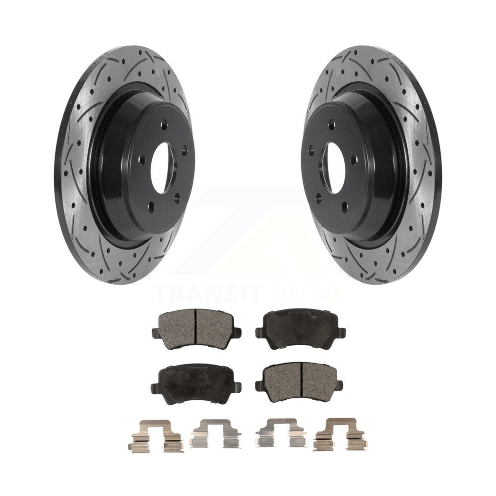 Coated Disc Rotors and Semi-Metallic Brake Pads Kit-KDF-100909 - Kit.bestparts.ca Kit.bestparts.ca