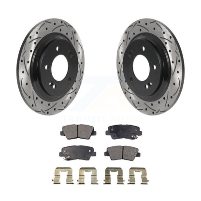 Coated Disc Rotors and Semi-Metallic Brake Pads Kit-KDF-100914 - Kit.bestparts.ca