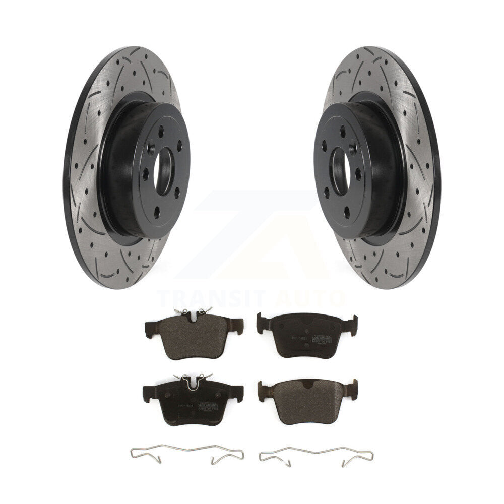 Coated Disc Rotors and Semi-Metallic Brake Pads Kit-KDF-100930 - Kit.bestparts.ca