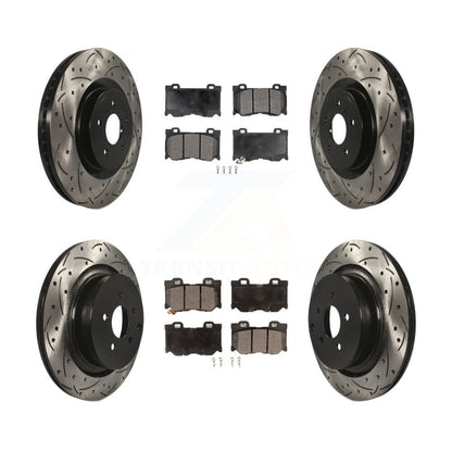 Disc Rotors and Semi-Metallic Brake Pads Kit-KDF-100957 - Kit.bestparts.ca