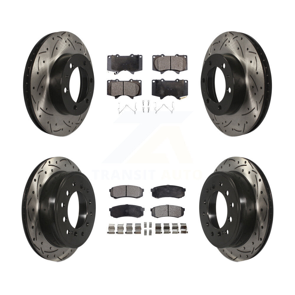 disc rotors and semi metallic brake pads-kdf-100967 - Kit.bestparts.ca