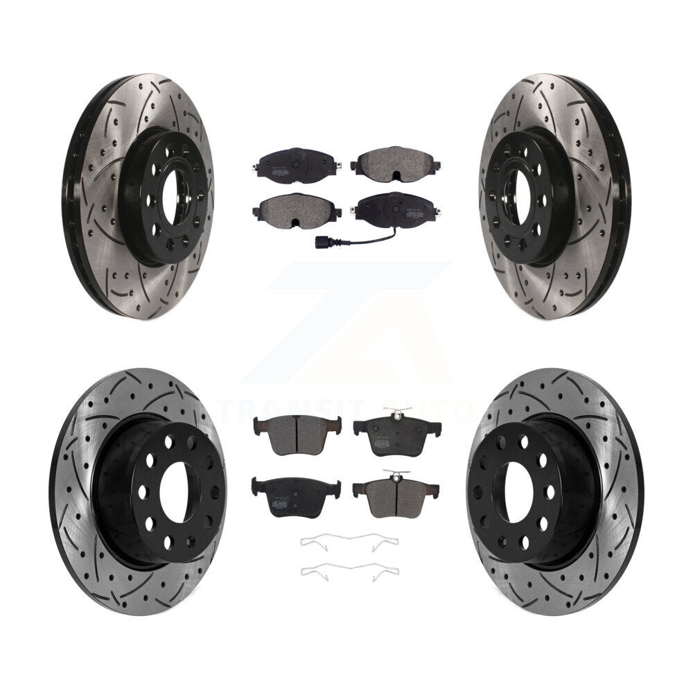 Coated Disc Rotors and Semi-Metallic Brake Pads Kit-KDF-101026 - Kit.bestparts.ca Kit.bestparts.ca