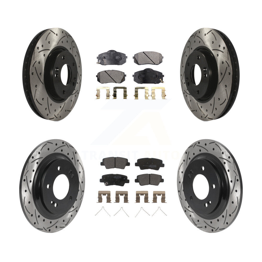 Disc Rotors and Semi-Metallic Brake Pads Kit-KDF-101029 - Kit.bestparts.ca Kit.bestparts.ca