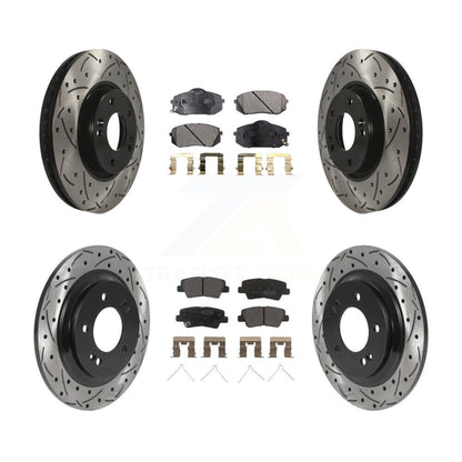 Disc Rotors and Semi-Metallic Brake Pads Kit-KDF-101029 - Kit.bestparts.ca
