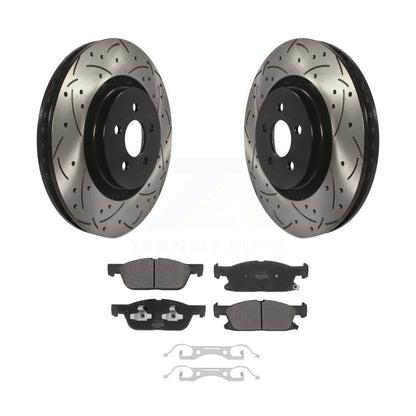 Coated Disc Rotors and Semi-Metallic Brake Pads Kit-KDF-101059 - Kit.bestparts.ca
