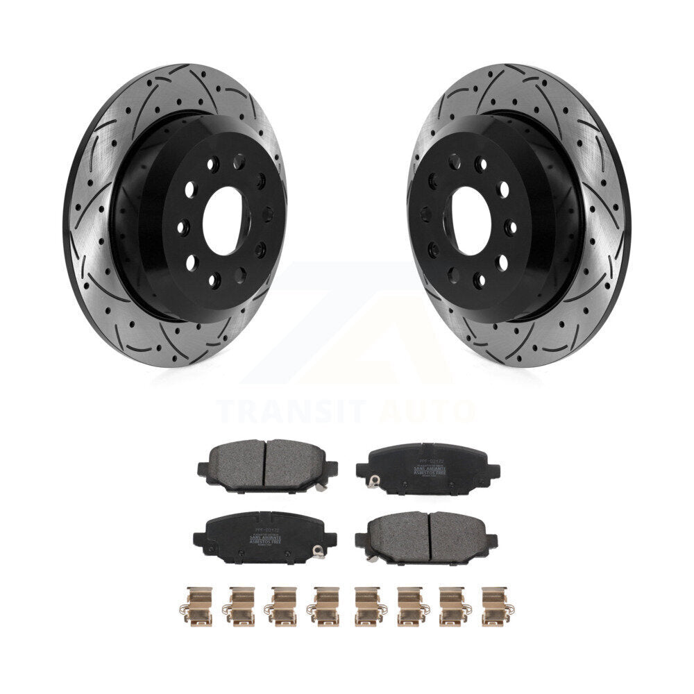 Disc Rotors and Semi-Metallic Brake Pads Kit-KDF-101072 - Kit.bestparts.ca