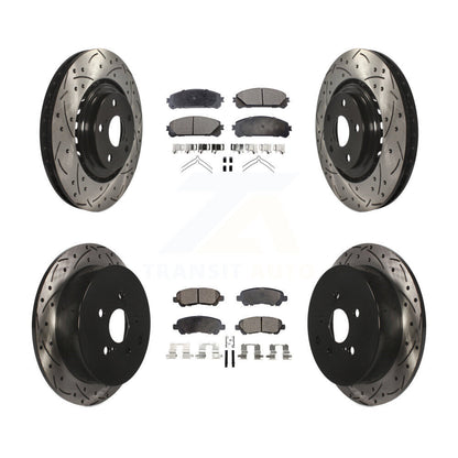 Disc Rotors and Semi-Metallic Brake Pads Kit-KDF-101134 - Kit.bestparts.ca