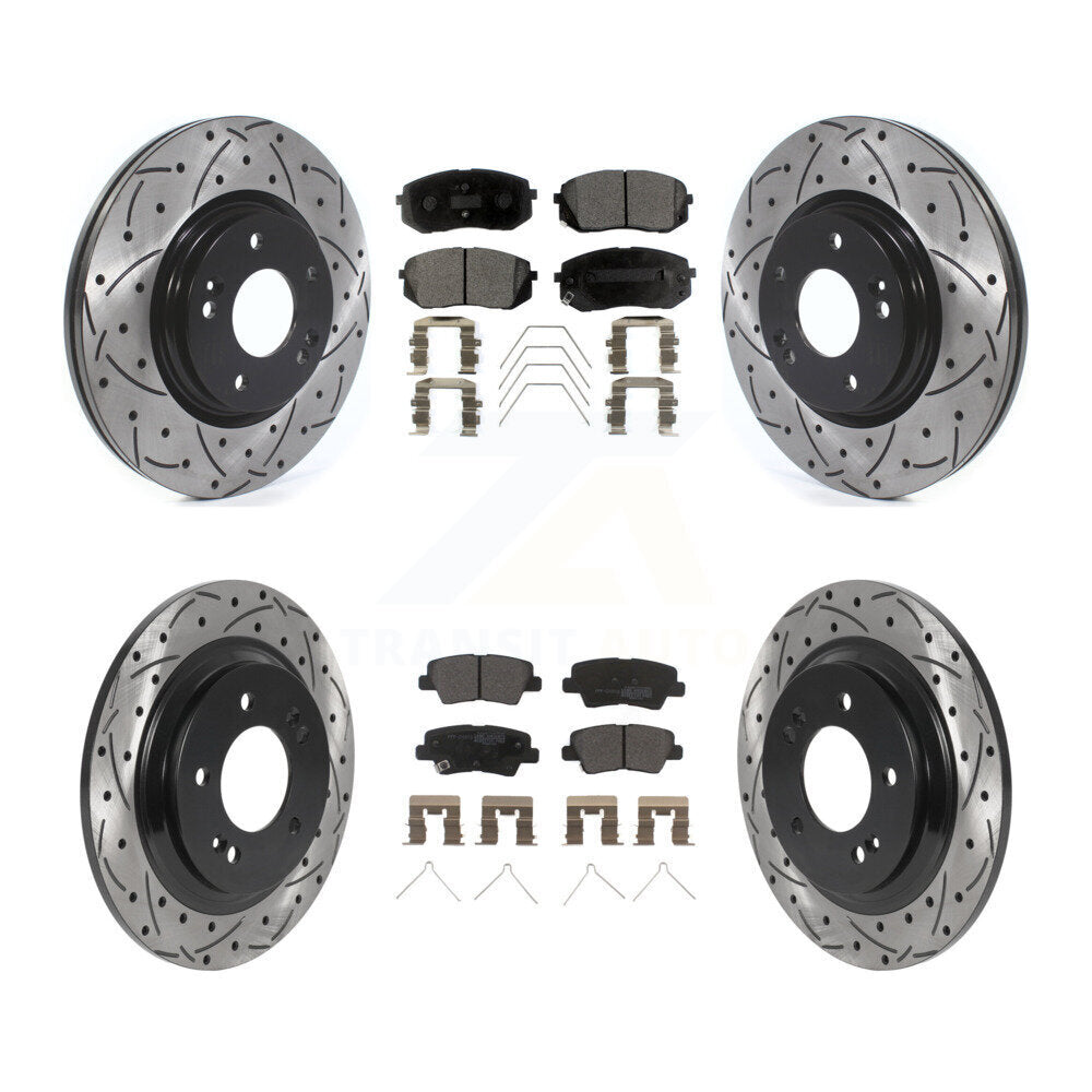 Disc Rotors and Semi-Metallic Brake Pads Kit-KDF-101135 - Kit.bestparts.ca Kit.bestparts.ca