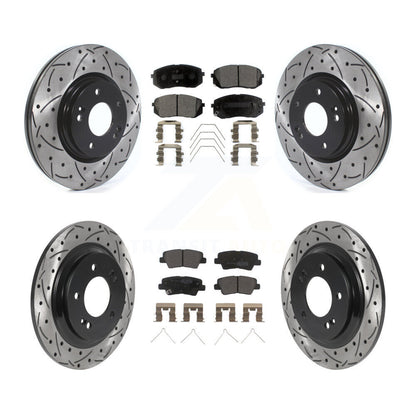 Disc Rotors and Semi-Metallic Brake Pads Kit-KDF-101135 - Kit.bestparts.ca