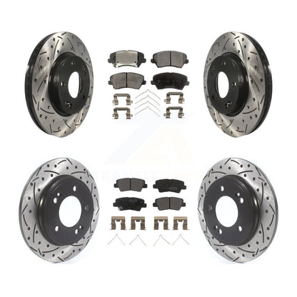 disc rotors and semi metallic brake pads-kdf-101137 - Kit.bestparts.ca