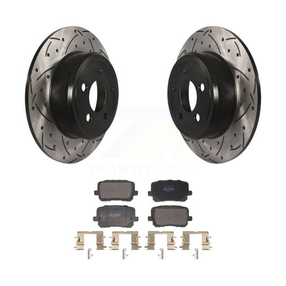 Coated Disc Rotors and Semi-Metallic Brake Pads Kit-KDF-101168 - Kit.bestparts.ca
