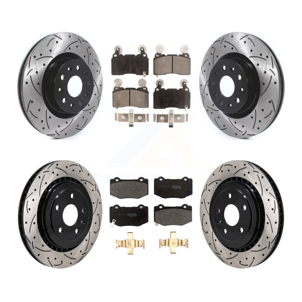 Coated Disc Rotors and Semi-Metallic Brake Pads Kit-KDF-101179 - Kit.bestparts.ca Kit.bestparts.ca