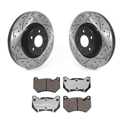 Coated Disc Rotors and Semi-Metallic Brake Pads Kit-KDF-101197 - Kit.bestparts.ca