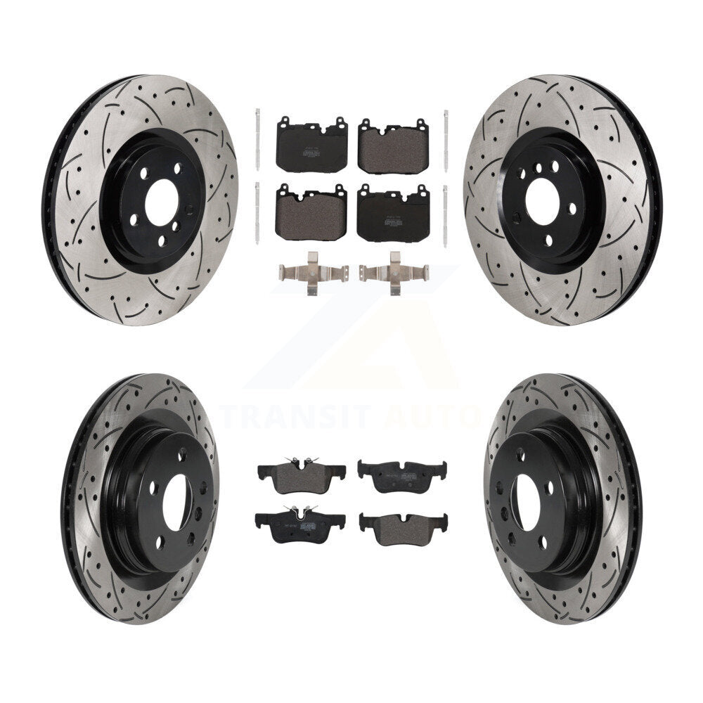 Coated Disc Rotors and Semi-Metallic Brake Pads Kit-KDF-101230 - Kit.bestparts.ca Kit.bestparts.ca