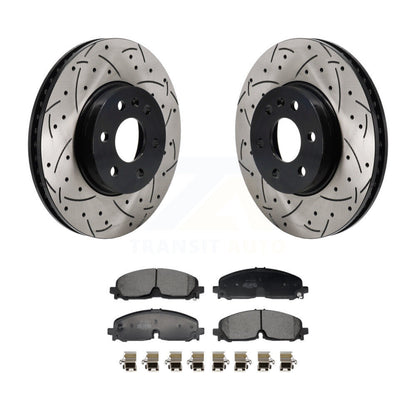 Disc Rotors and Semi-Metallic Brake Pads Kit-KDF-101233 - Kit.bestparts.ca