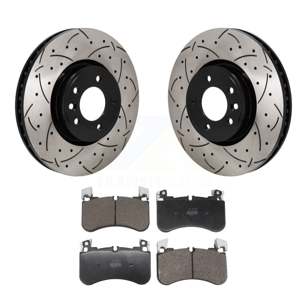 Disc Rotors and Semi-Metallic Brake Pads Kit-KDF-101242 - Kit.bestparts.ca Kit.bestparts.ca
