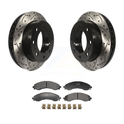 Coated Disc Rotors and Semi-Metallic Brake Pads Kit-KDF-101249 - Kit.bestparts.ca