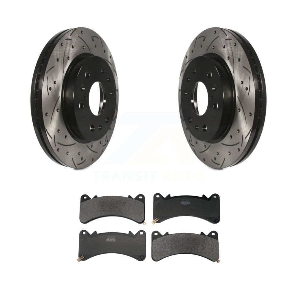 Coated Disc Rotors and Semi-Metallic Brake Pads Kit-KDF-101250 - Kit.bestparts.ca Kit.bestparts.ca