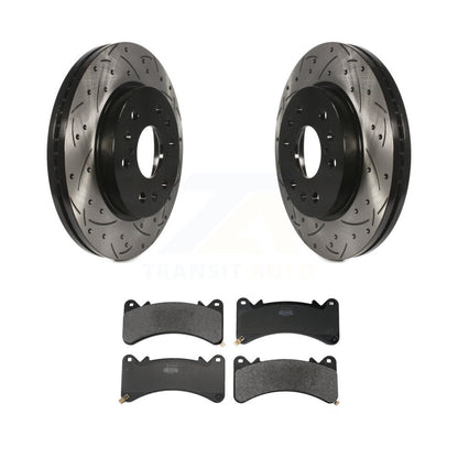 Coated Disc Rotors and Semi-Metallic Brake Pads Kit-KDF-101250 - Kit.bestparts.ca