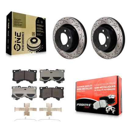 Disc Rotors and Semi-Metallic Brake Pads Kit-KDF-101278