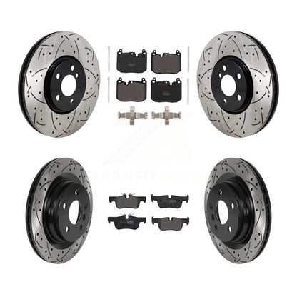 Coated Disc Rotors and Semi-Metallic Brake Pads Kit-KDF-101300 - Kit.bestparts.ca