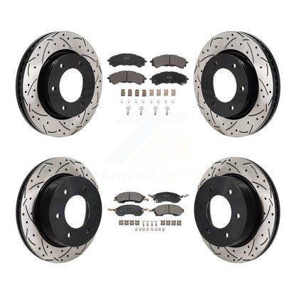 Disc Rotors and Semi-Metallic Brake Pads Kit-KDF-101307