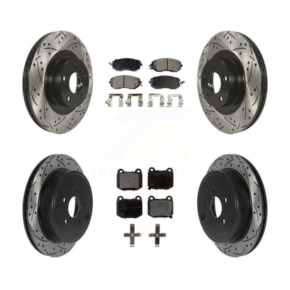 Disc Rotors and Semi-Metallic Brake Pads Kit-KDF-101327 - Kit.bestparts.ca